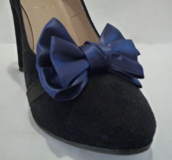 Satinschleife 'Navy blue'