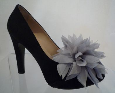 Stoffblume 'Grey Splash'