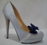 
	Satinschleife 'Navy blue'...